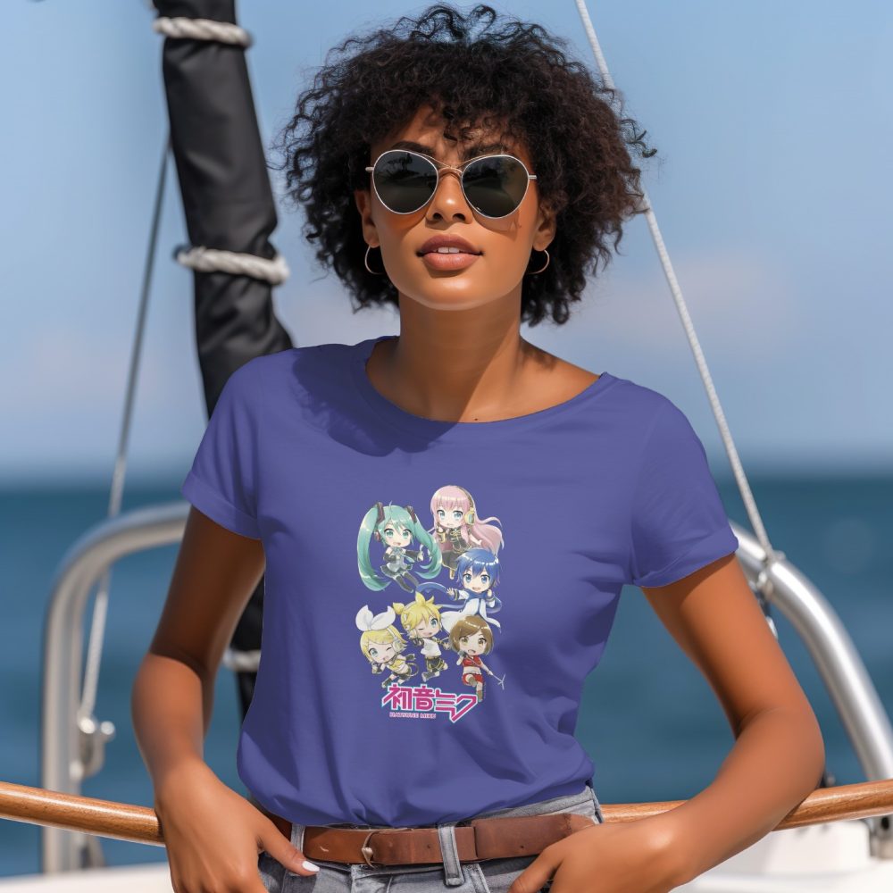 T-shirt Femme Hatsune Miku avec un design de Hatsune Miku Crew