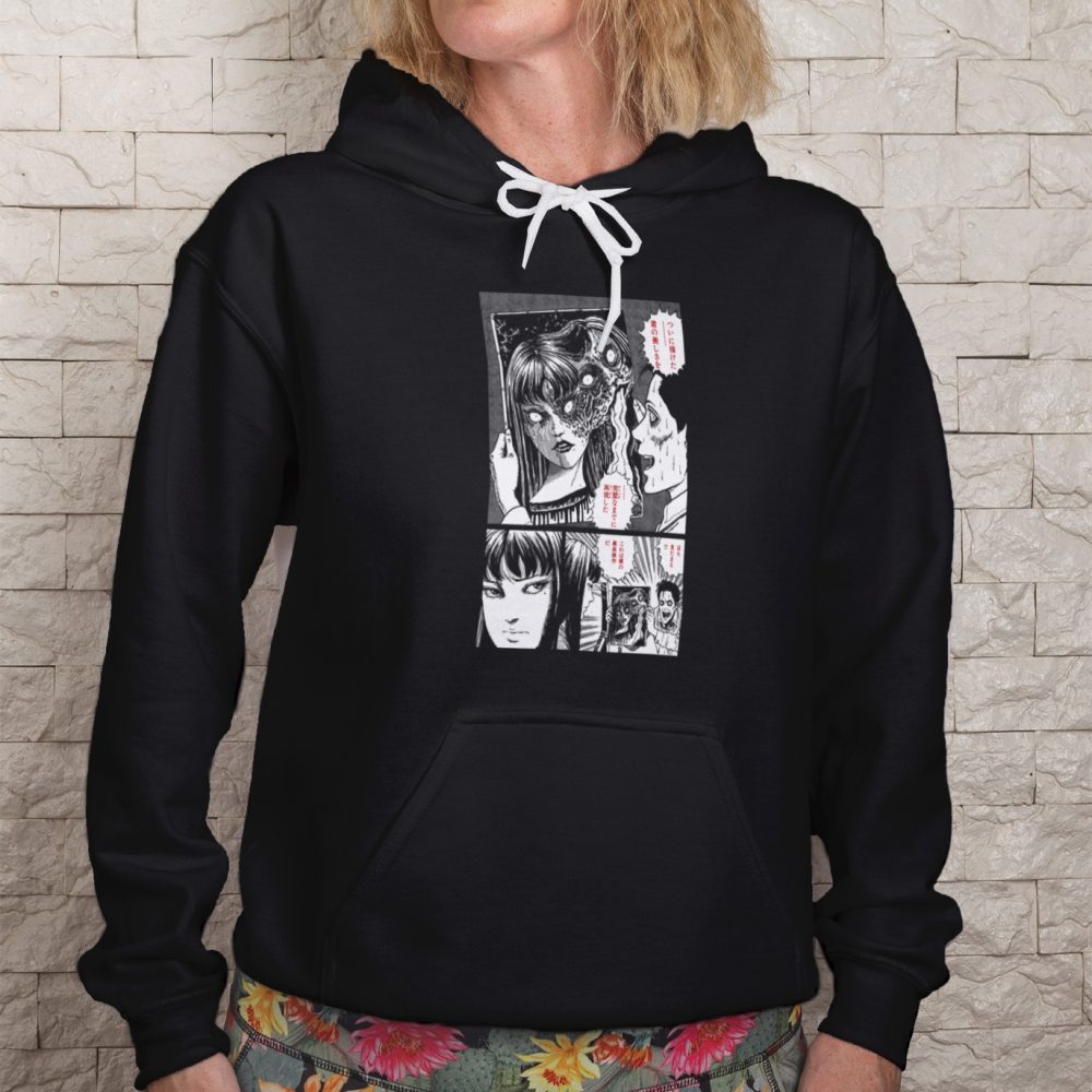 Sweat-shirt à capuche Femme Junji Ito Collection avec un design de Junji Ito Collection Portrait