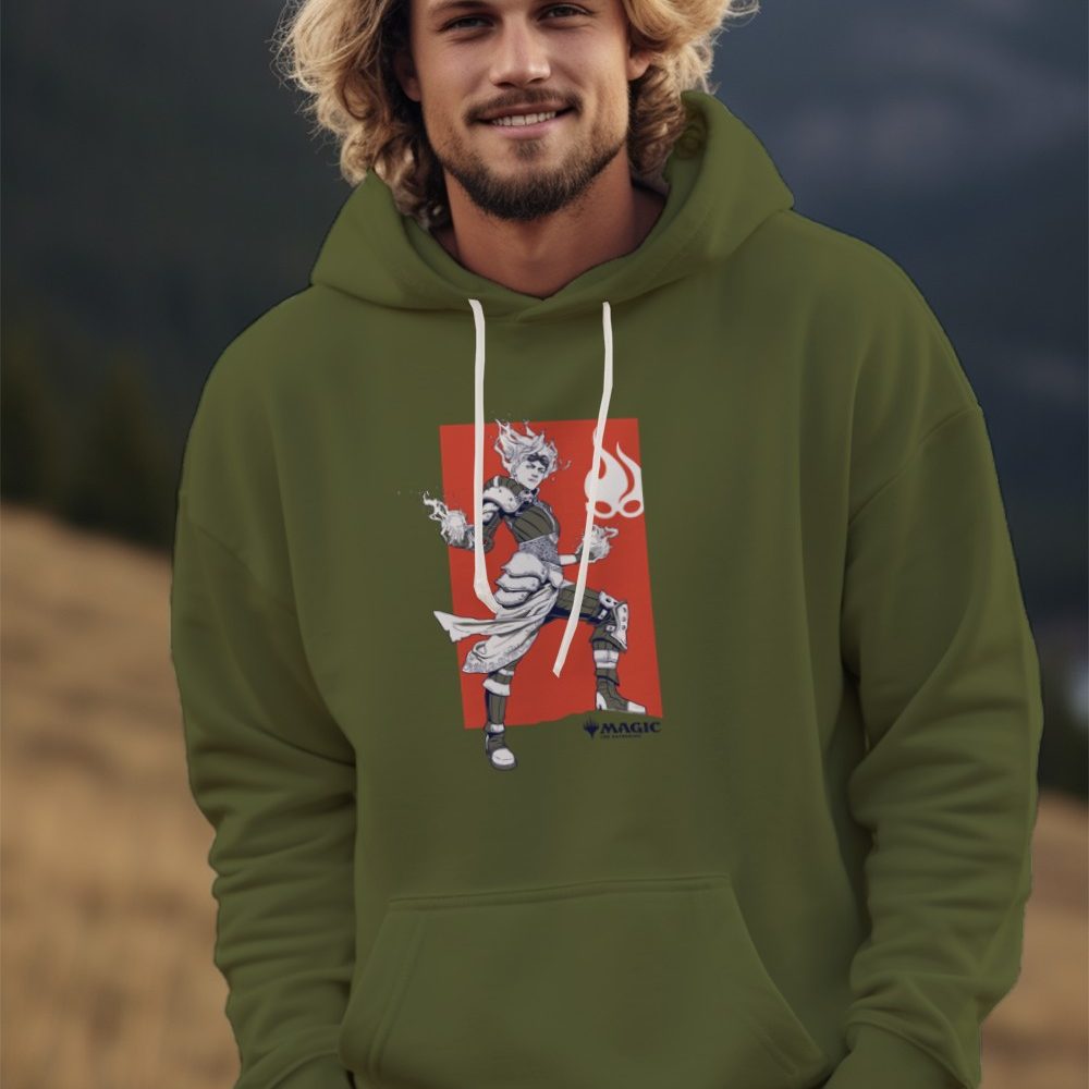 Sweat-shirt à capuche Homme Magic The Gathering avec un design de MTG Red Chandra