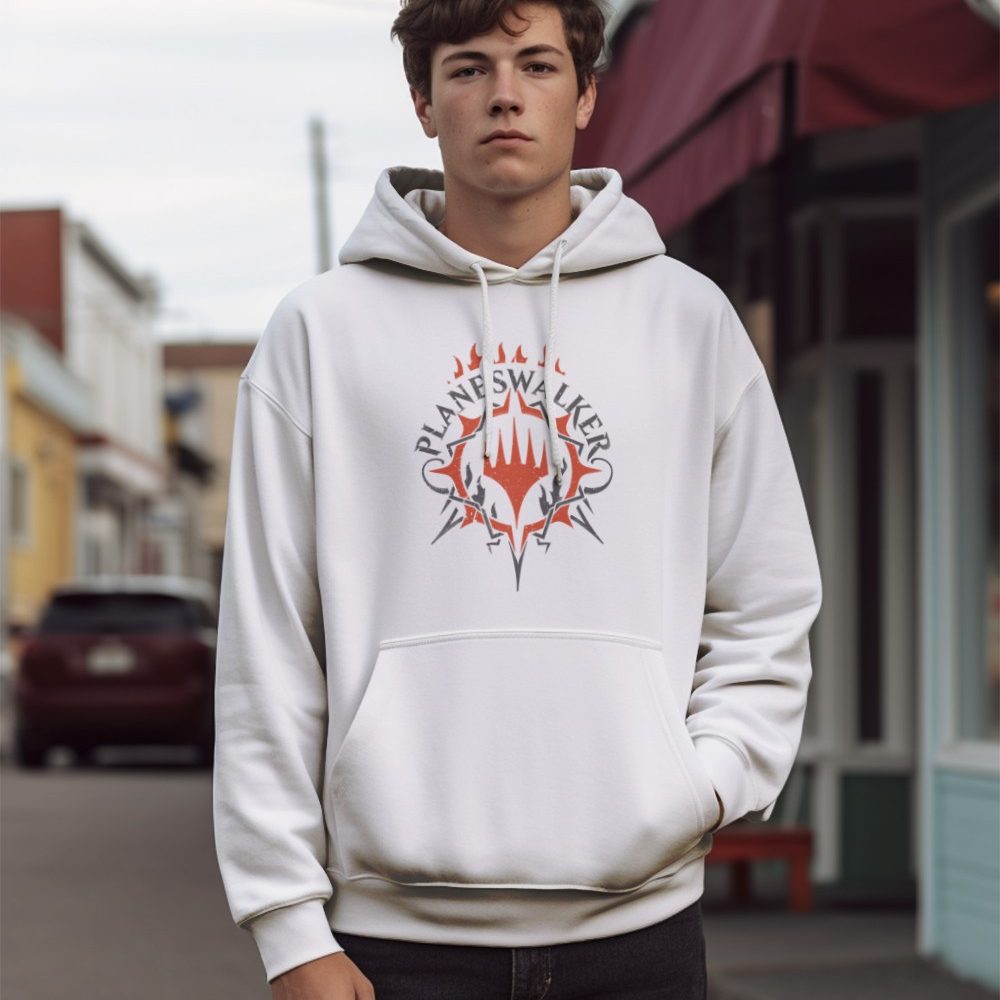 Sweat-shirt à capuche Homme Magic The Gathering avec un design de MTG Planes Walker