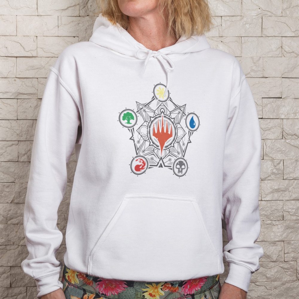 Sweat-shirt à capuche Femme Magic The Gathering avec un design de MTG Elements