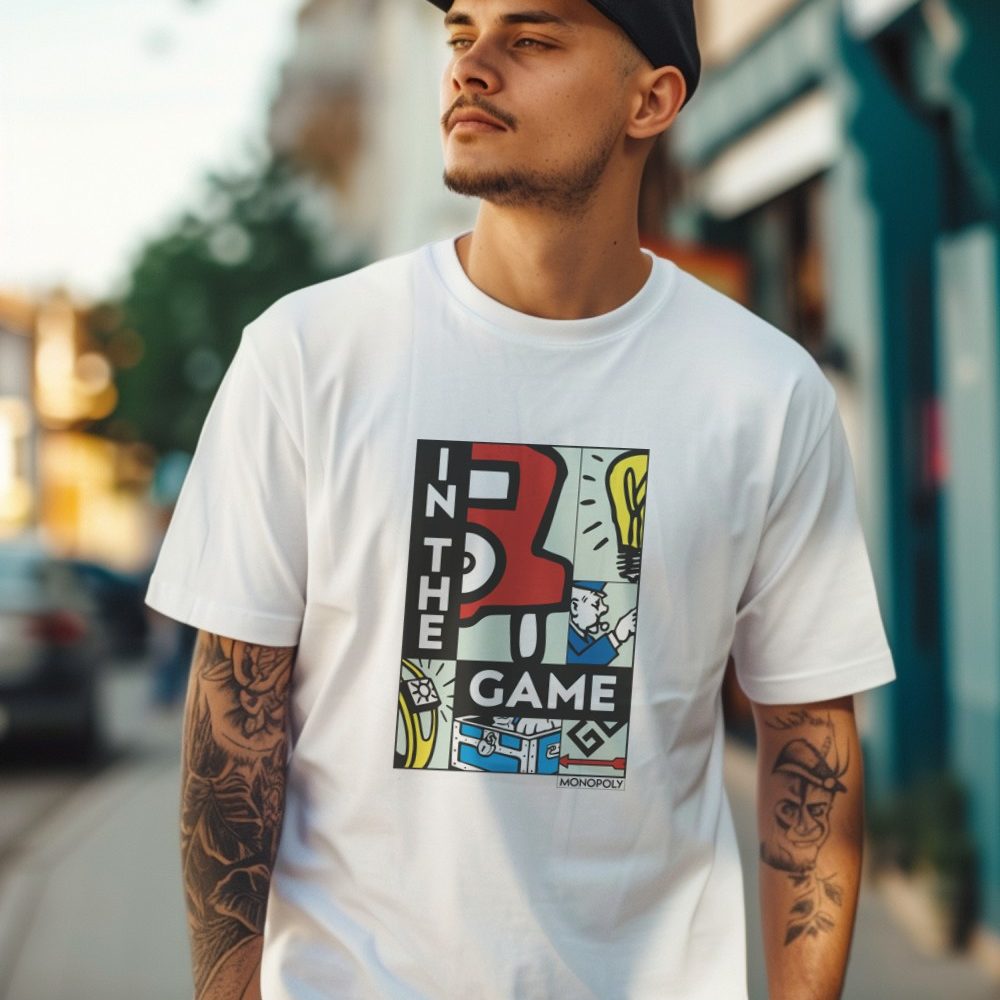 T-shirt Homme Monopoly avec un design de Monopoly In The Game