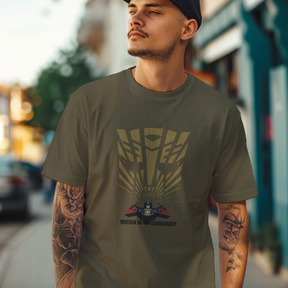 T-shirt Homme Transformers avec un design de Transformers Matrix Of Leardership