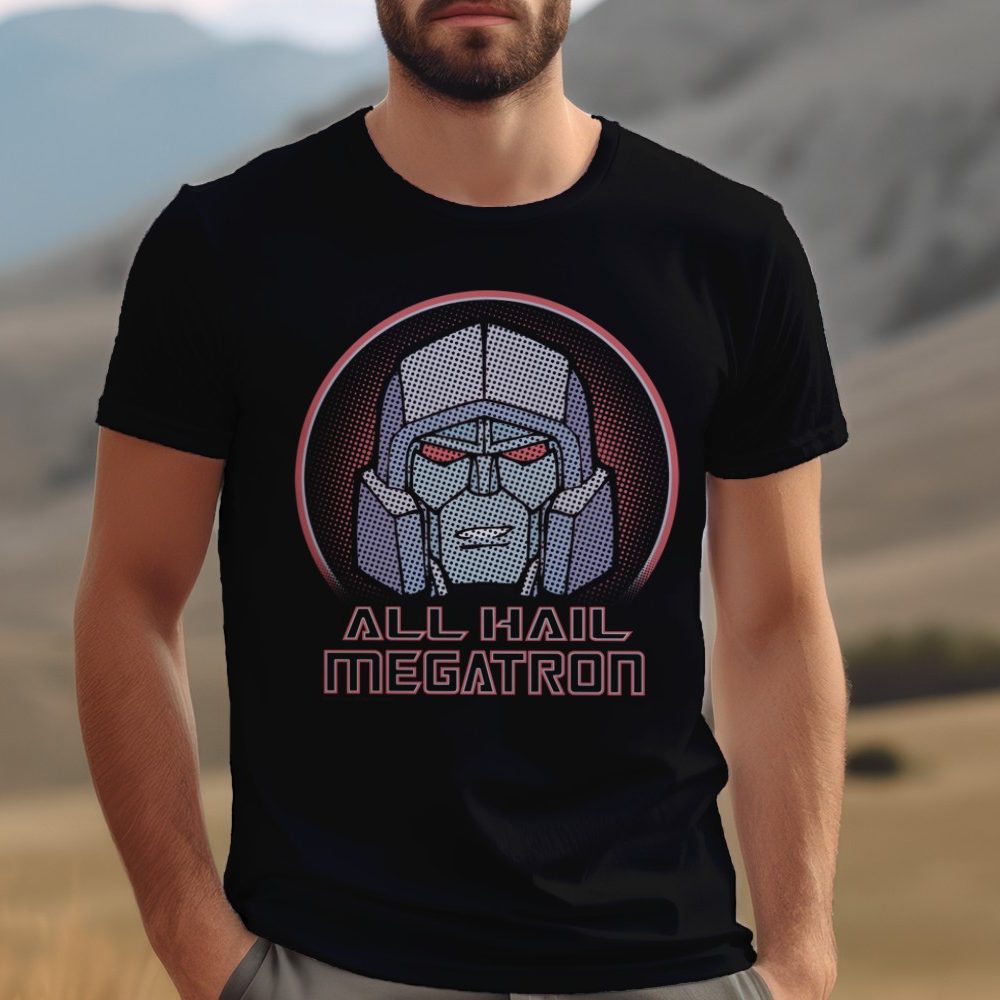 T-shirt Homme Transformers avec un design de Transformers All Hail Megatron