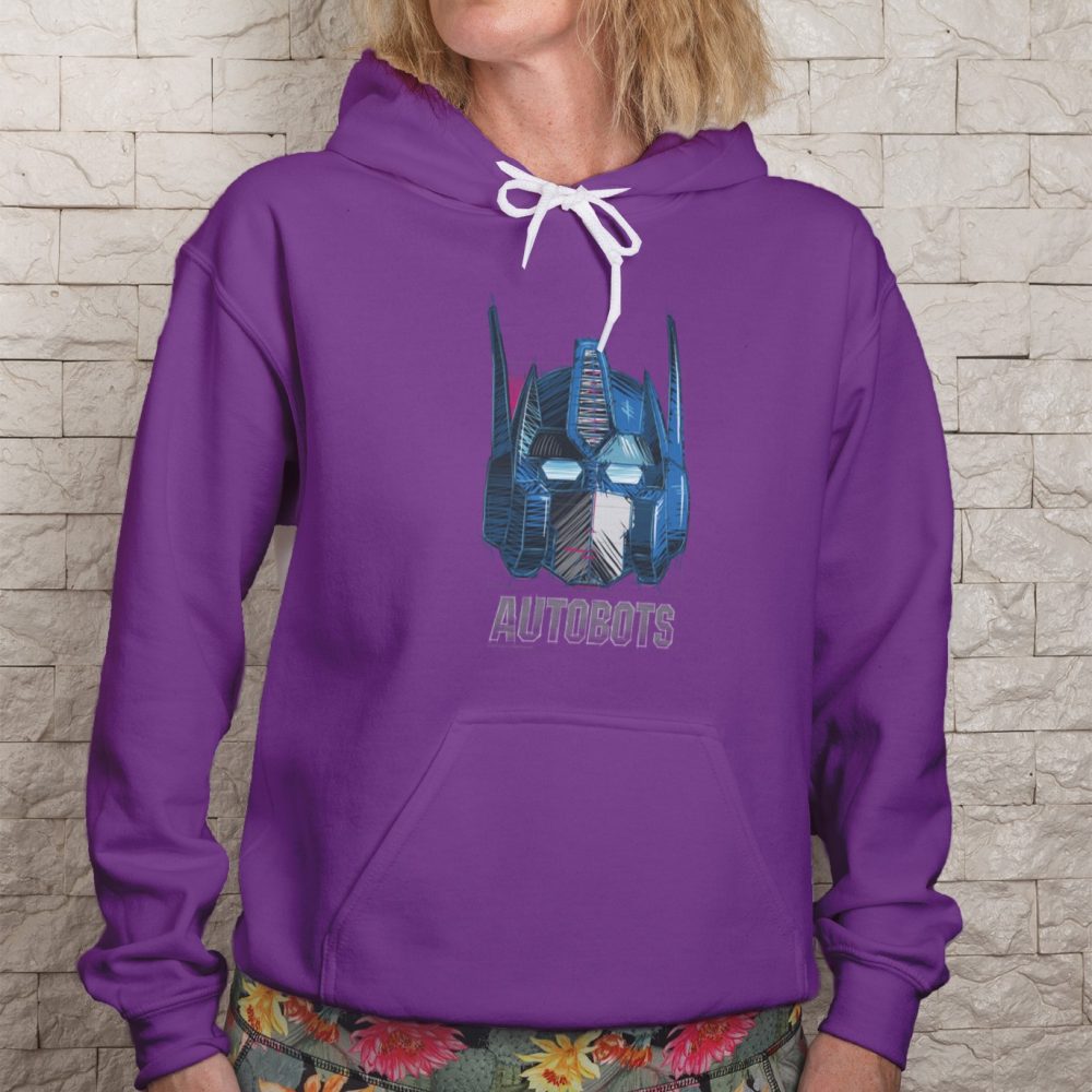 Sweat-shirt à capuche Femme Transformers avec un design de Transformers Autobots
