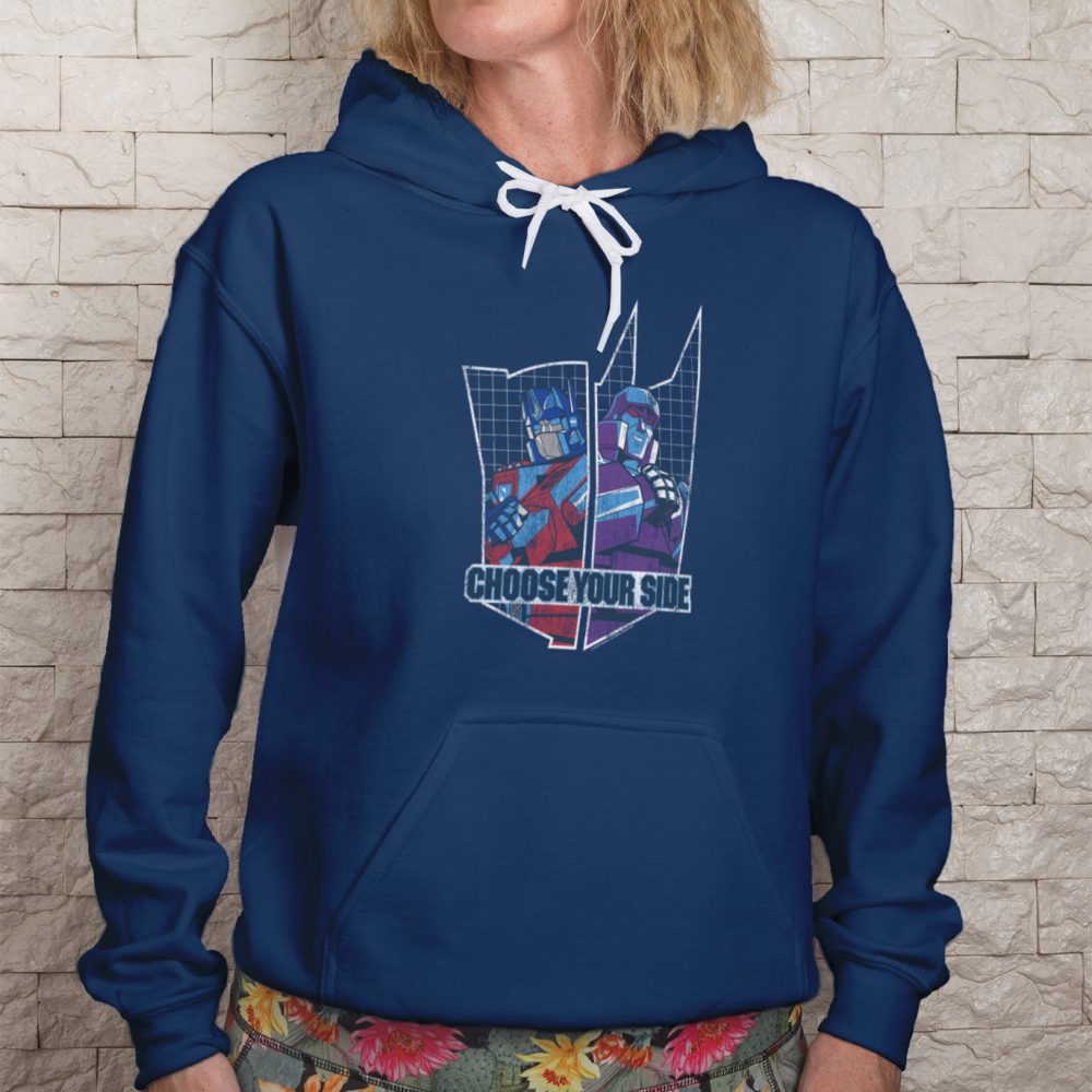 Sweat-shirt à capuche Femme Transformers avec un design de Transformers Choose Your Side