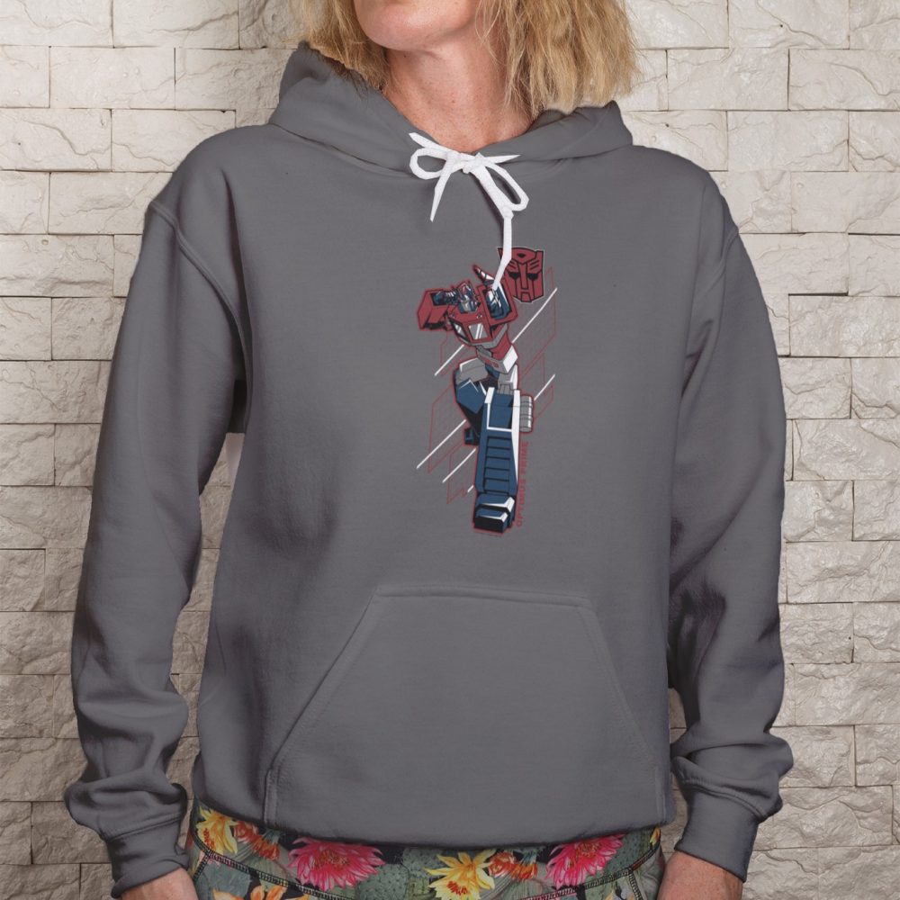 Sweat-shirt à capuche Femme Transformers avec un design de Transformers Optimus Prime