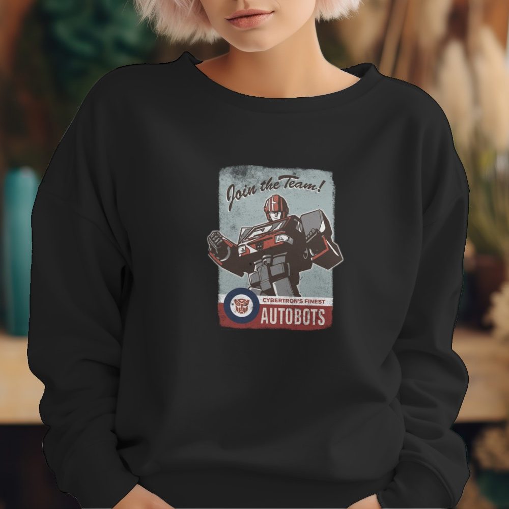 Sweat oversize coton bio Femme Transformers avec un design de Transformers Join The Team