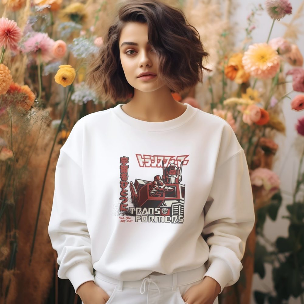 Sweat oversize coton bio Femme Transformers avec un design de Transformers Till All Are One