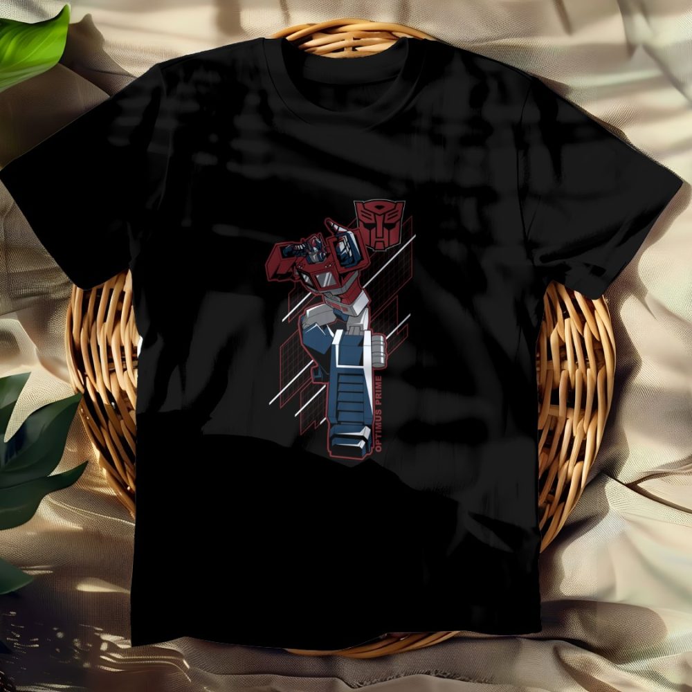 T-shirt Femme Transformers avec un design de Transformers Optimus Prime
