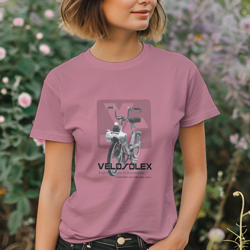 T-shirt Femme Solex avec un design de Solex Vélo