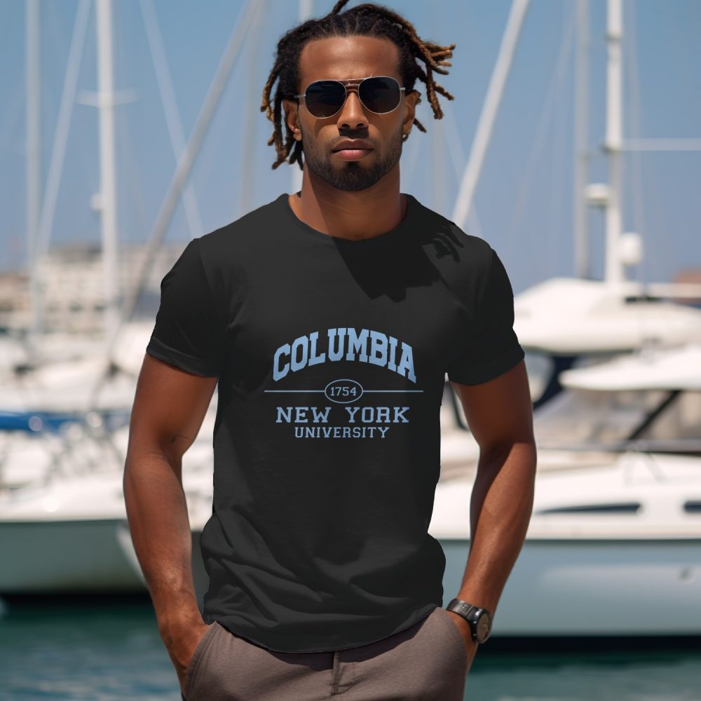 T-shirt  Homme Miskoh Columbia avec un design de Columbia 1754 bleu ciel