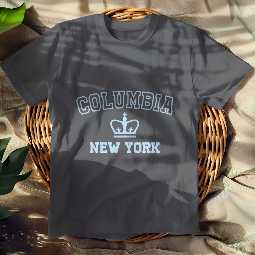 T-shirt Femme Columbia avec un design de Columbia New York bleu ciel