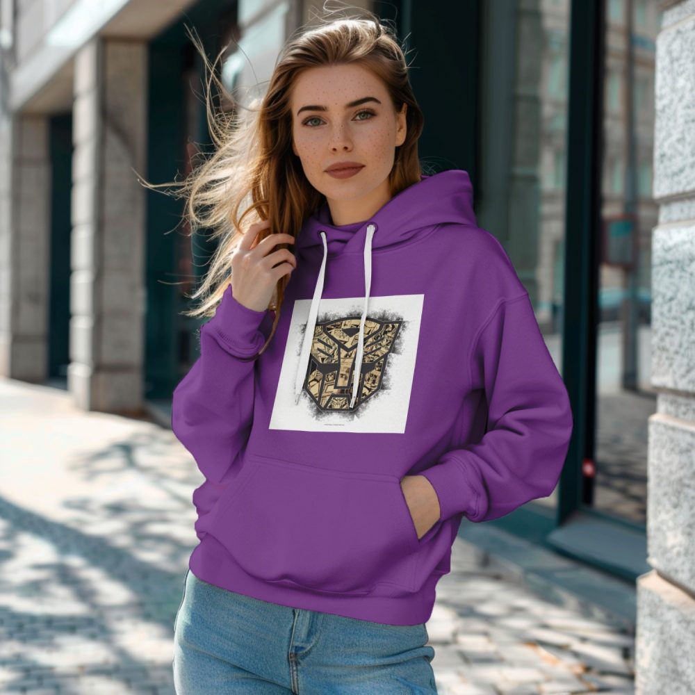 Sweat-shirt à capuche Femme Transformers avec un design de Transformers Signe