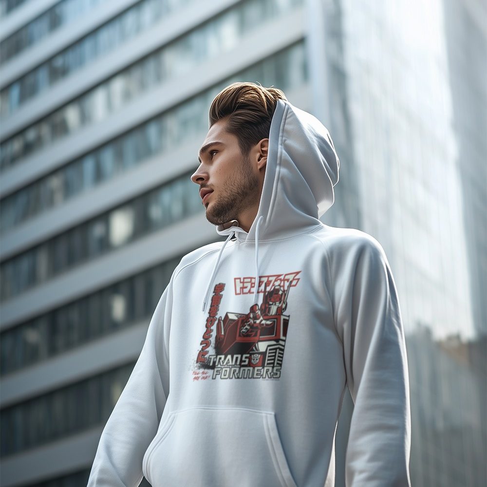 Sweat-shirt à capuche Homme Transformers avec un design de Transformers Till All Are One