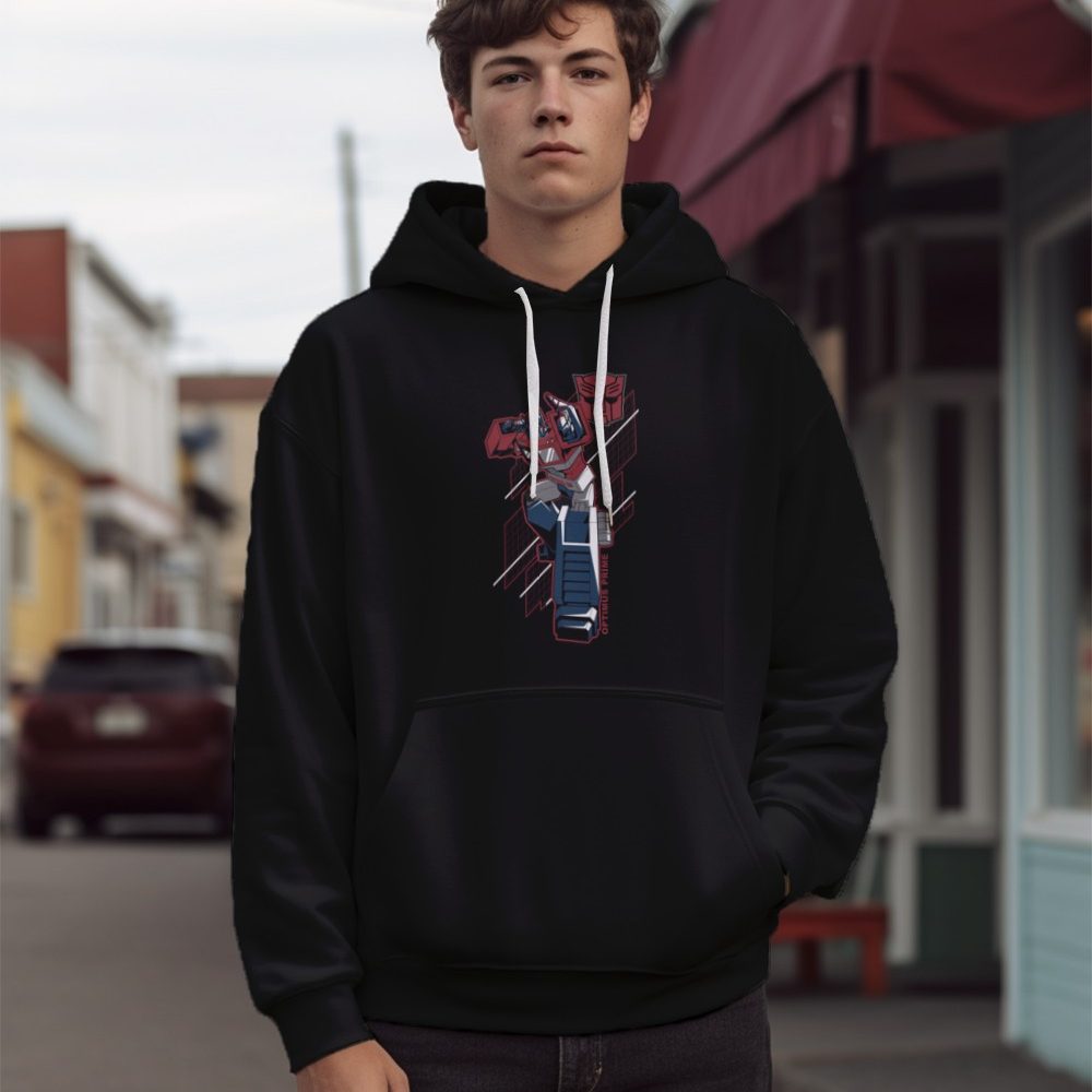 Sweat-shirt à capuche Homme Transformers avec un design de Transformers Optimus Prime