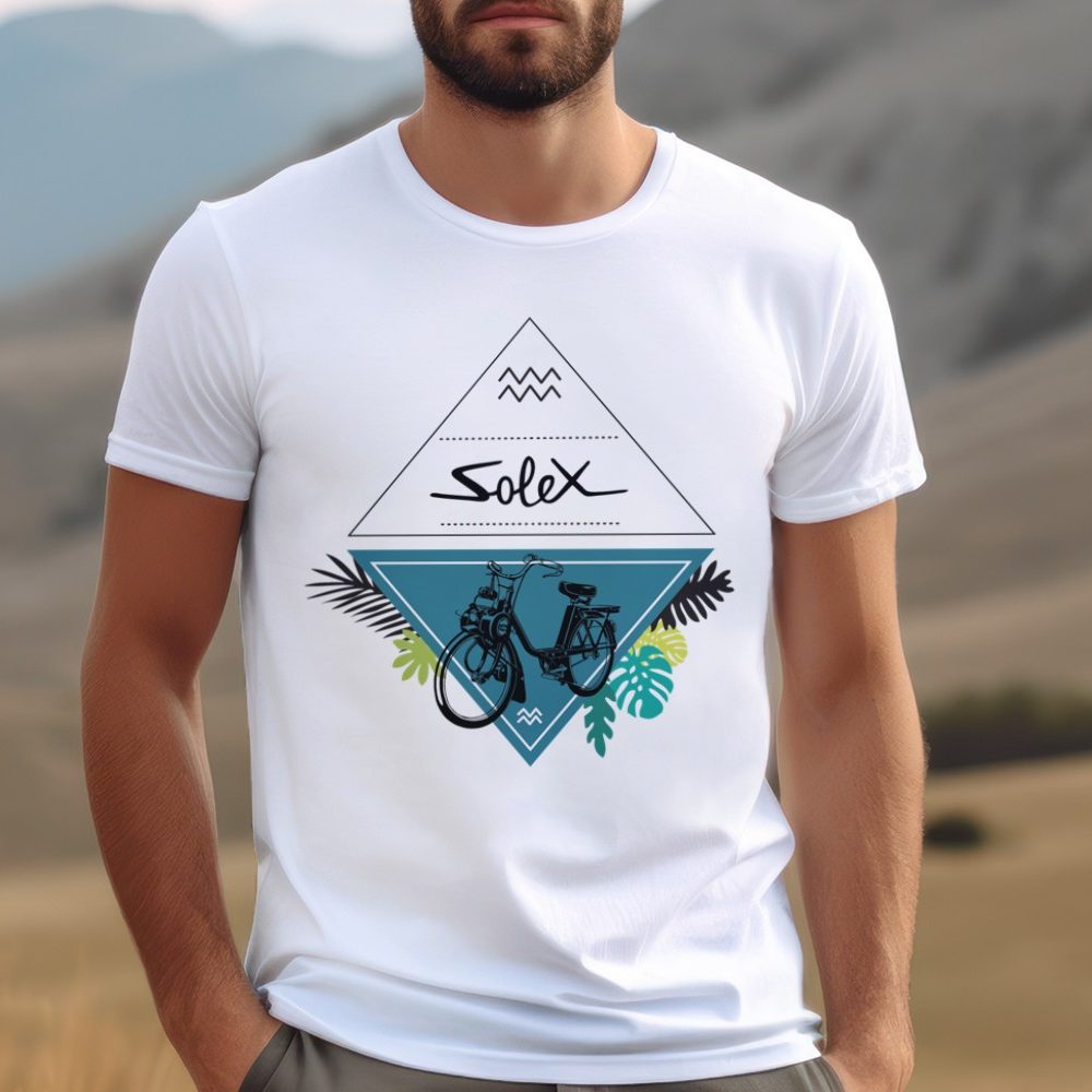 T-shirt Homme Solex avec un design de Solex Triangles