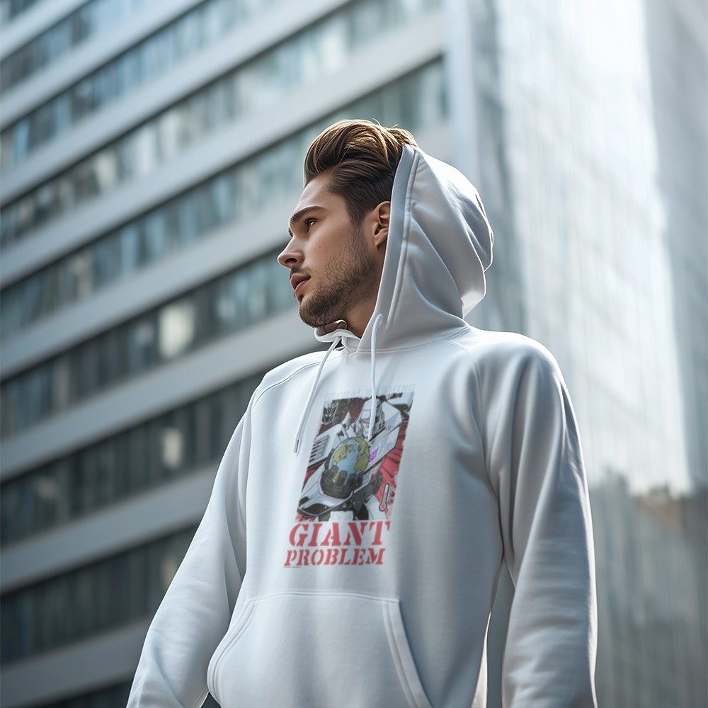 Sweat-shirt à capuche Homme Transformers avec un design de Transformers Giant Problem