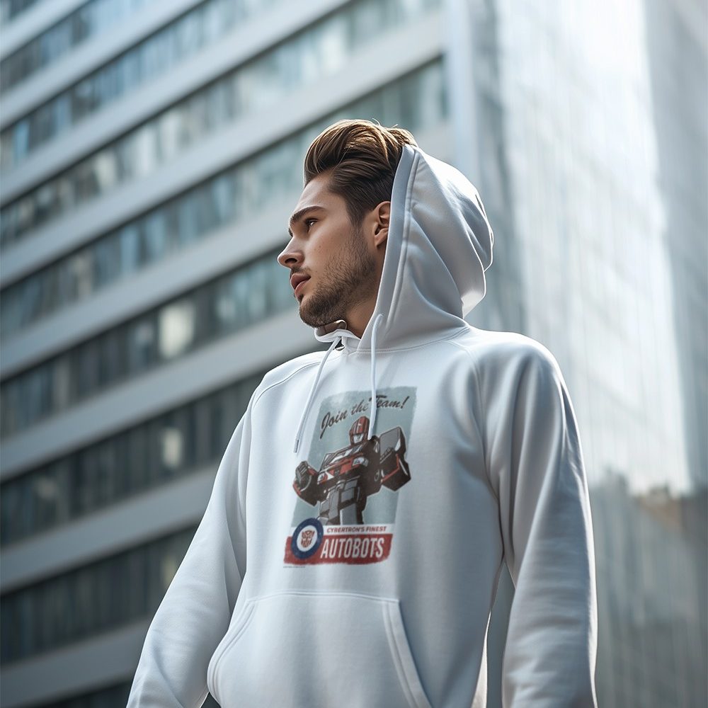 Sweat-shirt à capuche Homme Transformers avec un design de Transformers Join The Team