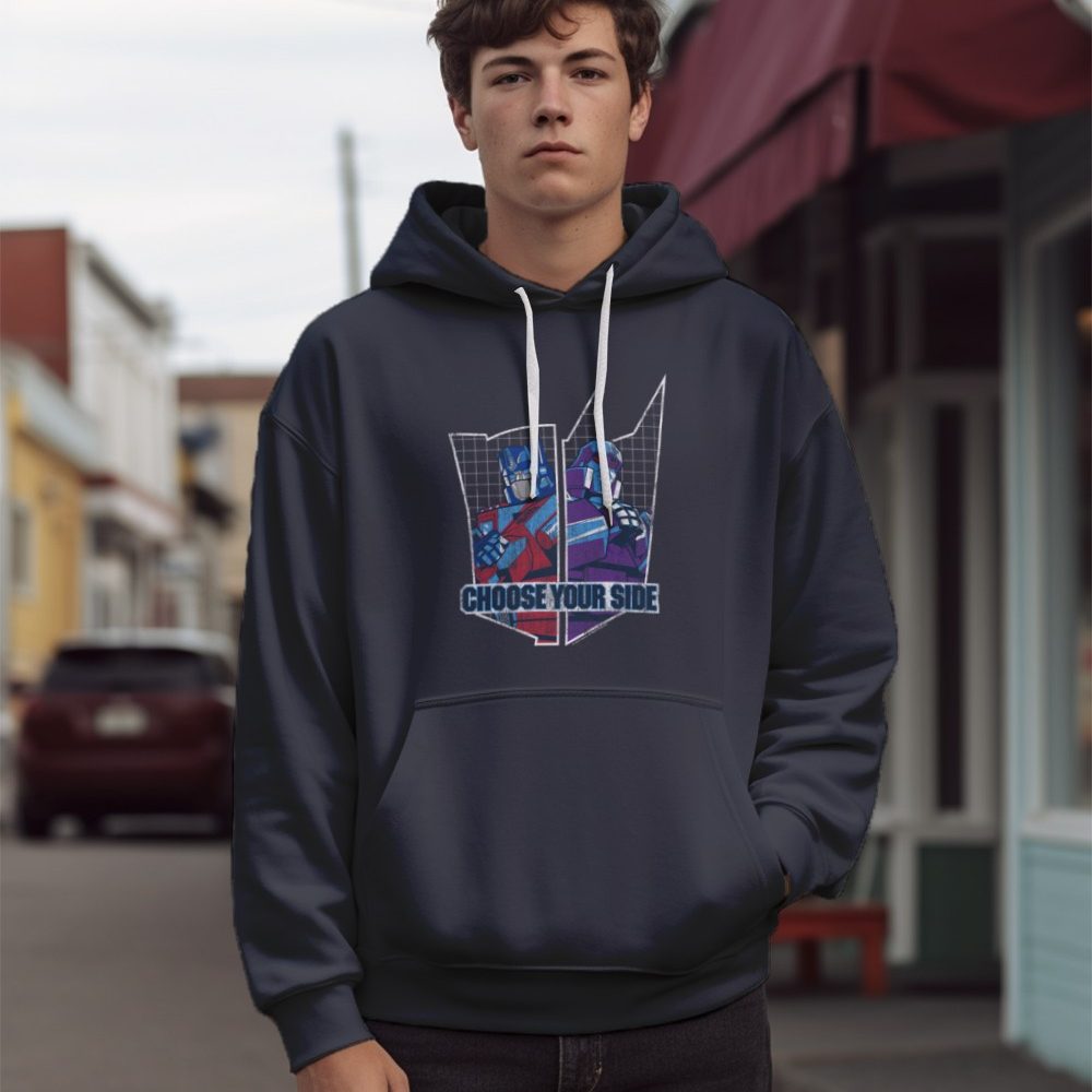 Sweat-shirt à capuche Homme Transformers avec un design de Transformers Choose Your Side