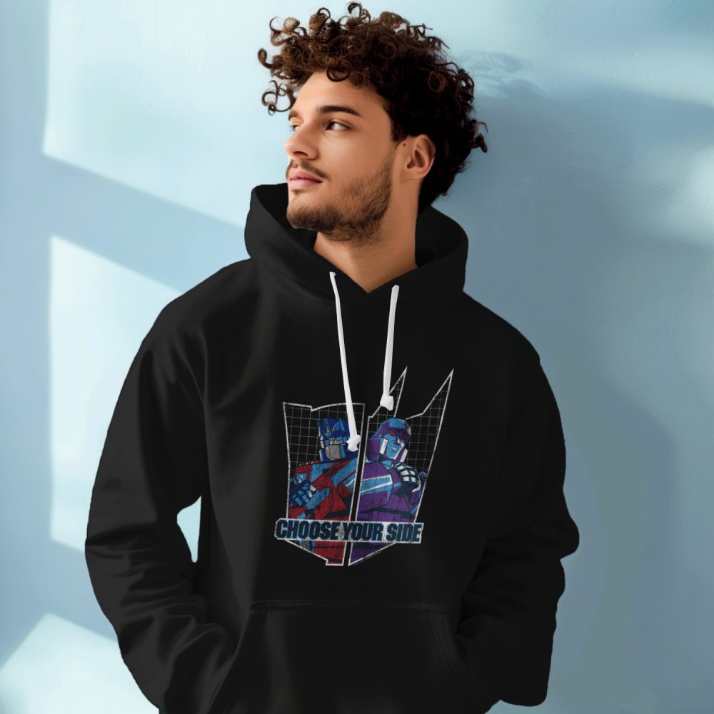 Sweat-shirt à capuche Homme Transformers avec un design de Transformers Choose Your Side