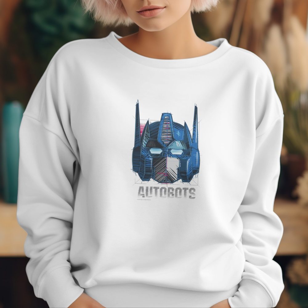 Sweat oversize coton bio Femme Transformers avec un design de Transformers Autobots
