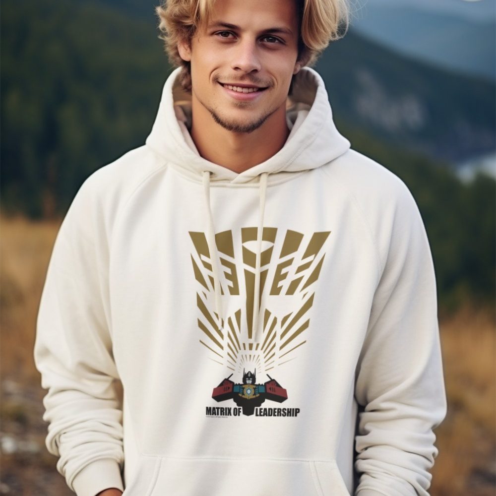 Sweat-shirt à capuche Homme Transformers avec un design de Transformers Matrix Of Leardership