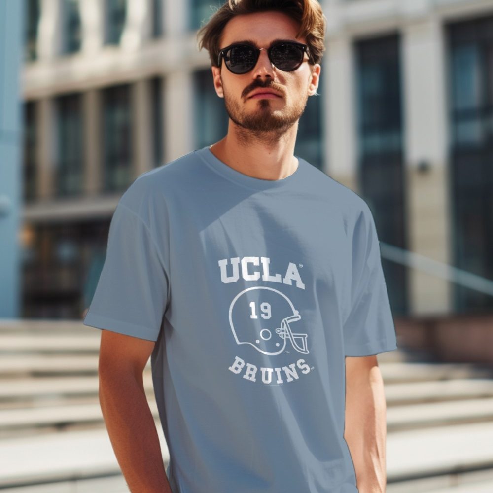 T-shirt Homme UCLA avec un design de UCLA Casque 19 Bruins