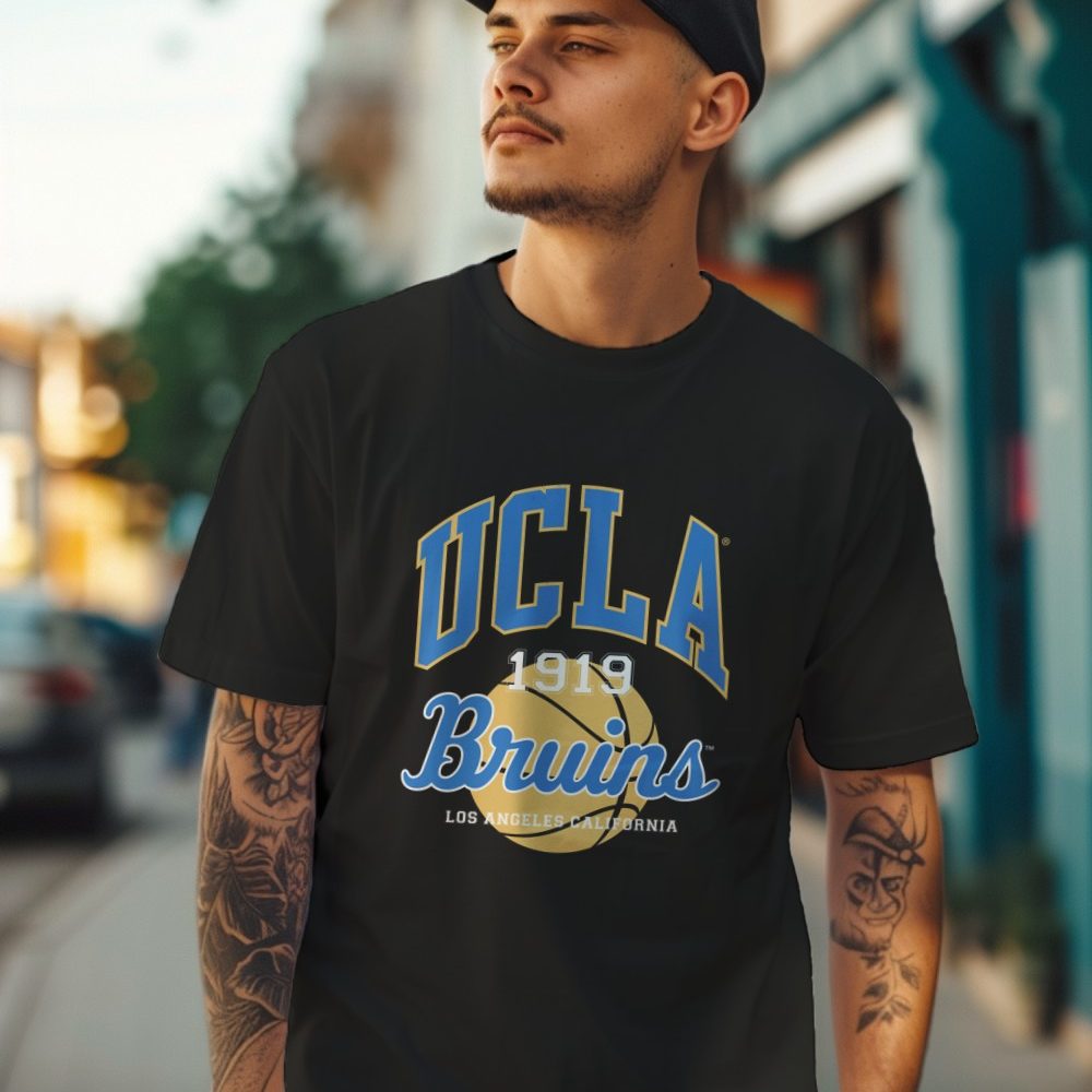 T-shirt Homme UCLA avec un design de UCLA Basket