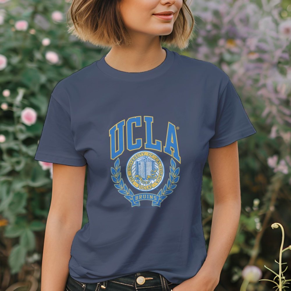 T-shirt Femme UCLA avec un design de UCLA Écusson couleurs