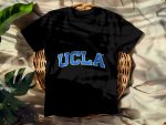 T-shirt Femme UCLA avec un design de UCLA Arc bleu contour blanc
