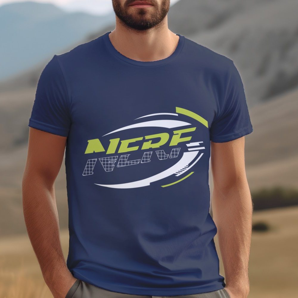 T-shirt Homme Nerf avec un design de Nerf Citrus Logo