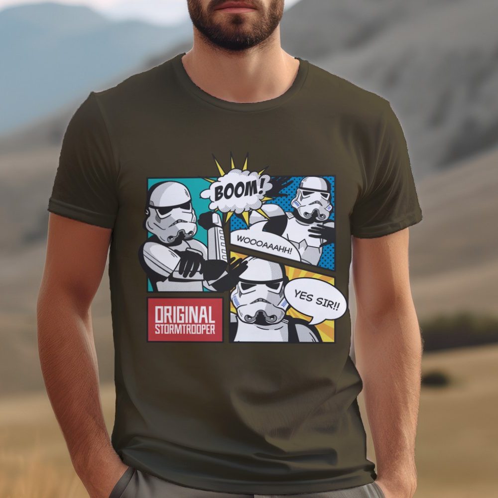 T-shirt Homme Original Stormtrooper avec un design de Original Stormtrooper Boom!