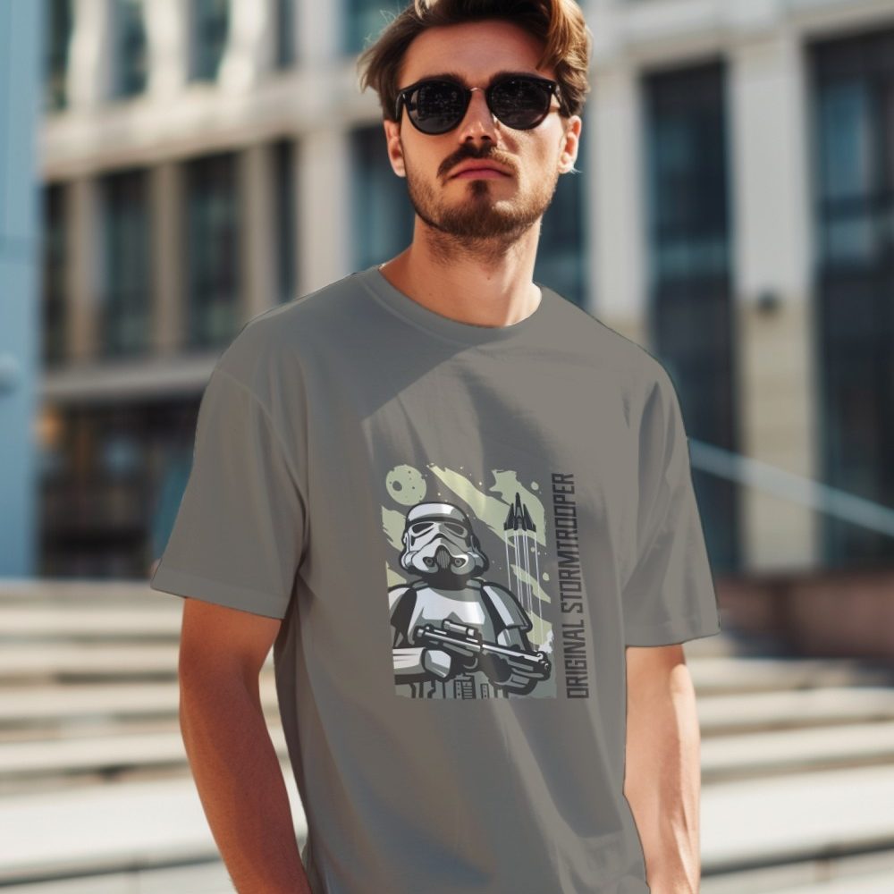 T-shirt Homme Original Stormtrooper avec un design de Original Stormtrooper Décollage