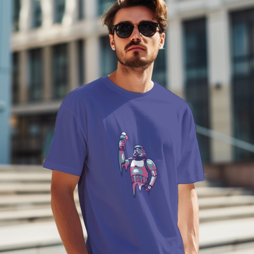 T-shirt Homme Original Stormtrooper avec un design de Original Stormtrooper Ice cream Statue