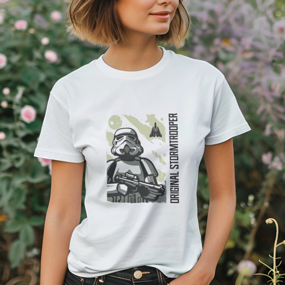 T-shirt Femme Original Stormtrooper avec un design de Original Stormtrooper Décollage