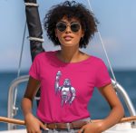T-shirt Femme Original Stormtrooper avec un design de Original Stormtrooper Ice cream Statue