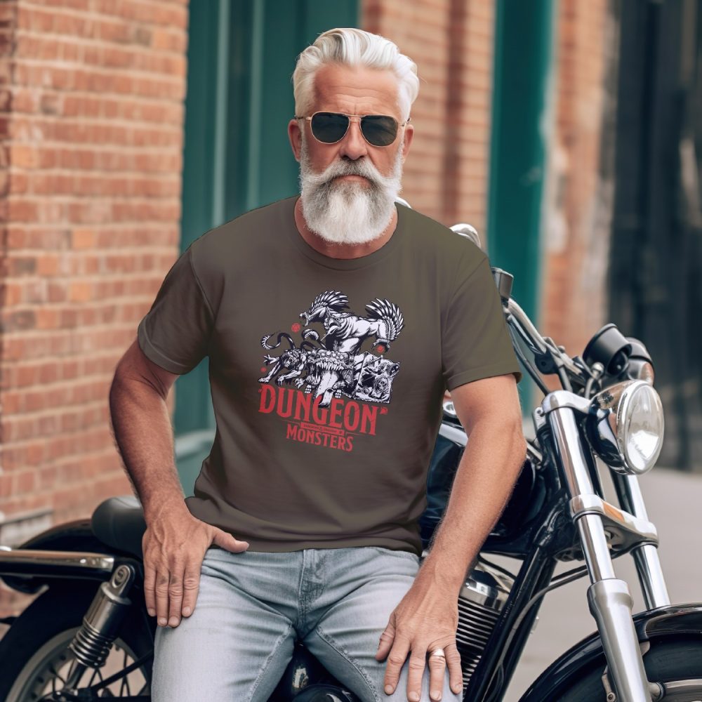 T-shirt Homme Dungeons & Dragons avec un design de D&D Monsters