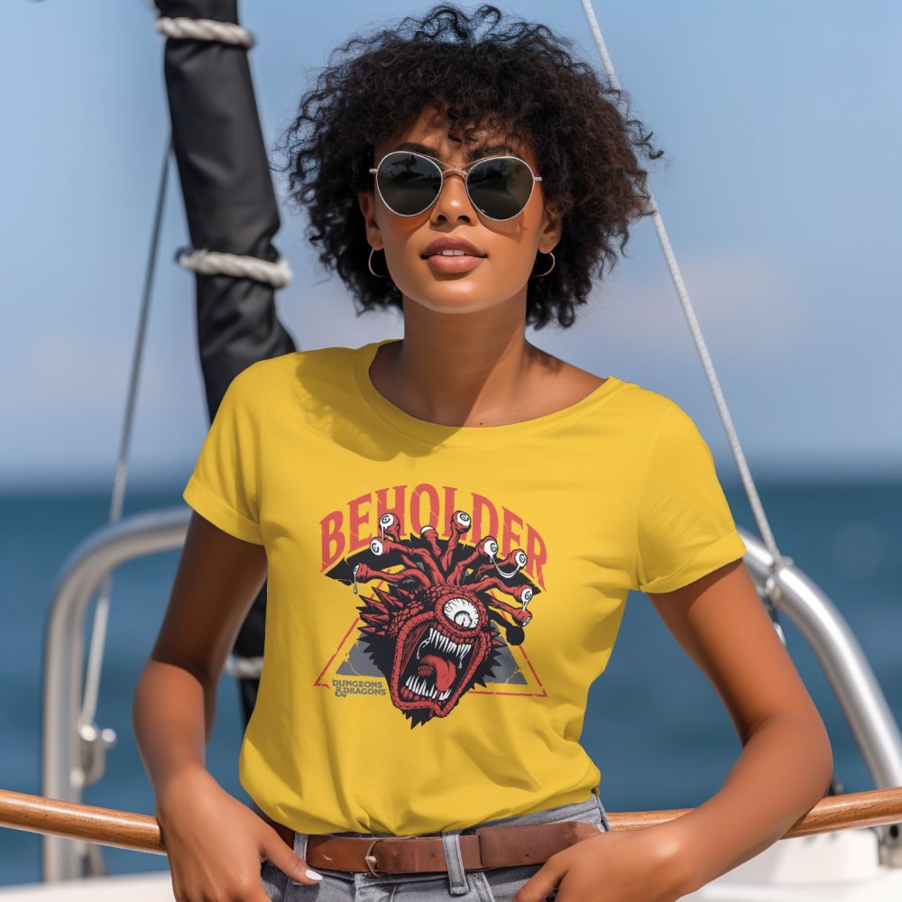 T-shirt Femme Dungeons & Dragons avec un design de D&D Beholder