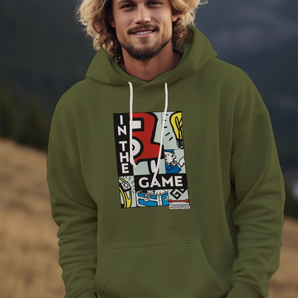 Sweat-shirt à capuche Homme Monopoly avec un design de Monopoly In The Game