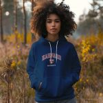 Sweat-shirt à capuche Femme Harvard avec un design de Harvard Arc Écusson University blanc