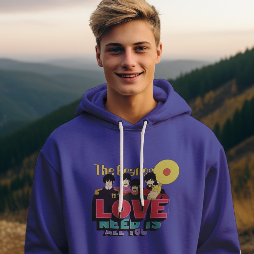 Pull à capuche Enfant The Beatles avec un design de The Beatles All You Need Is Love