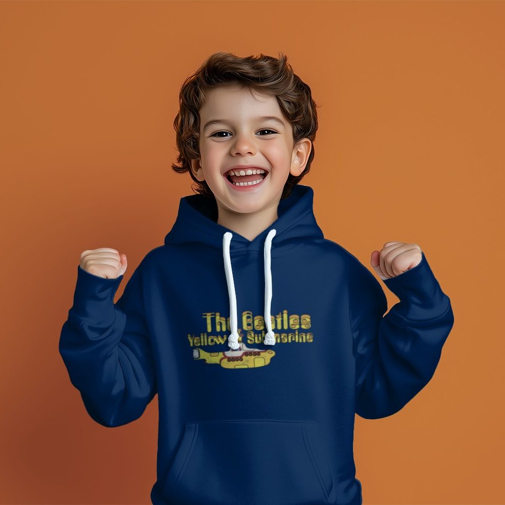 Pull à capuche Enfant The Beatles avec un design de The Beatles Yellow Submarine