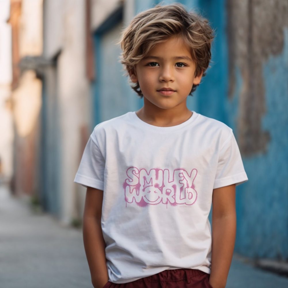 T-shirt Enfant Smiley World avec un design de Smiley World Tag