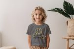 T-shirt Enfant Smiley World avec un design de Smiley World Push It To The Limit noir