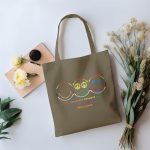 Tote bag coton bio Smiley World avec un design de Smiley World Spread Positivity