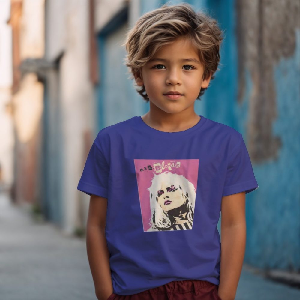 T-shirt Enfant Blondie avec un design de Blondie Aka pink