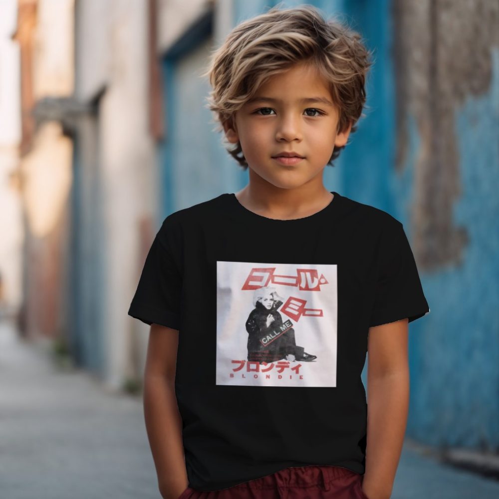 T-shirt Enfant Blondie avec un design de Blondie Call Me Asian