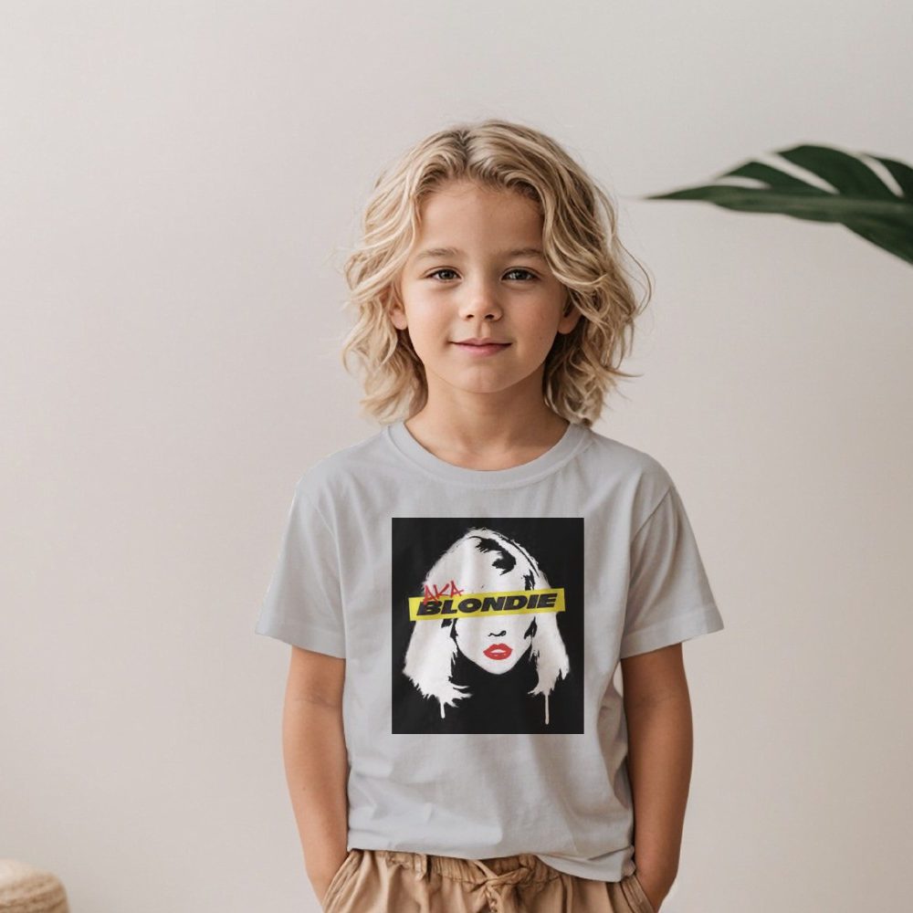 T-shirt Enfant Blondie avec un design de Blondie Aka noir