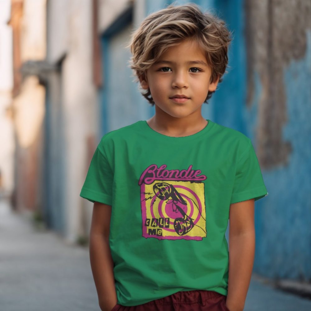 T-shirt Enfant Blondie avec un design de Blondie Call Me